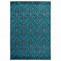 United Weavers Of America 1 ft. 10 in. x 2 ft. 8 in. Bristol Heartland Turquoise Rectangle Accent Rug 2050 11469 24
